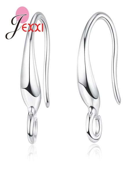 

whole 100pcspack 925 sterling silver clasp jewelry hooks earrings accessories diy jewelry findings for women3489524