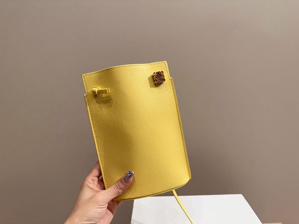 

designer shopping bag single shoulder crossbody bag mobile phone bag head layer cowhide chain bag female 5a quality