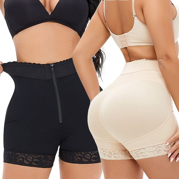 

waist tummy shaper women slimming tummy control shorts butt lifting high waist trainer panties compression abdomen postpartum body shaper pl