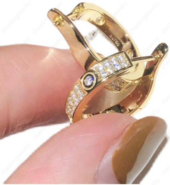 

c 2022 new two row diamond tassel earrings stud earrings womens designer luxury jewelry7112611, Golden;silver