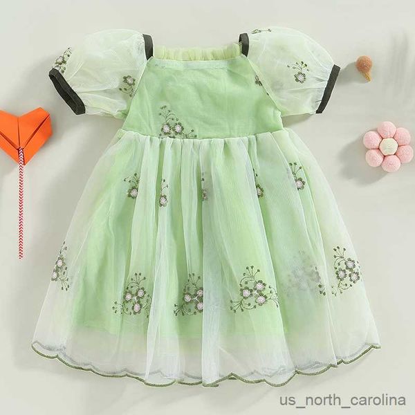 

girl's dresses baby kids girls party dress summer sleeveless butterfly print dress layered tulle princess birthday dresses r230815, Red;yellow
