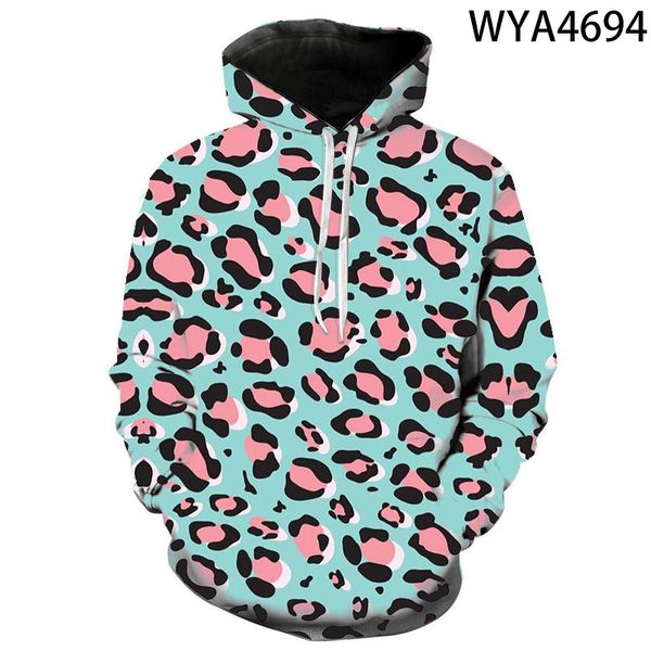 

mens hoodies sweatshirts 3d printed leopard print men women children cool fashion pullover long sleeve streetwear boy girl kids coat 230815, Black