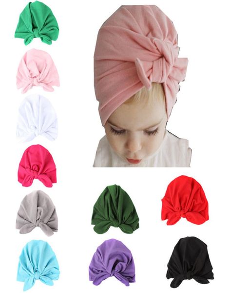 

solid newborn baby girl hair accessories knot bow baby headbands  solid color2181113, Slivery;white