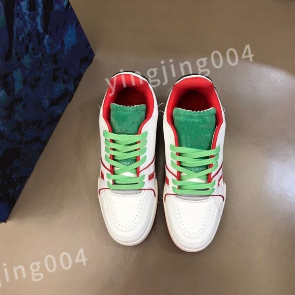 

thick soled casual shoes women travel leather lace-up sneaker cowhide fashion lady designer running trainers men sneakers size 39-44 rd1011, Black