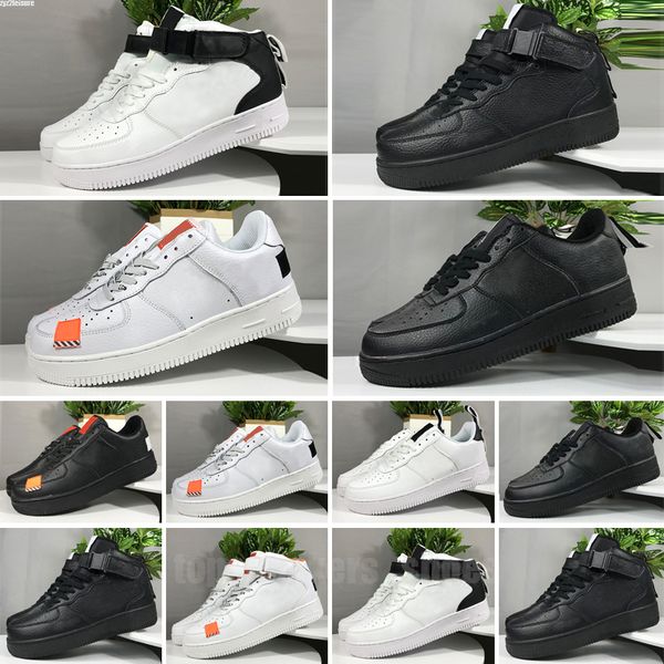 

white x 1 low fores mca university blue 2023 mens running shoes fashion designers sneakers one des chaussures off shoes eur 36-46, Black