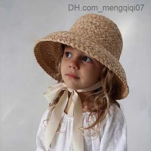 

caps hats handwoven sun hat raffia retro summer travel sun beach vacation straw hat with lace suitable for children and adults on vacation z, Yellow