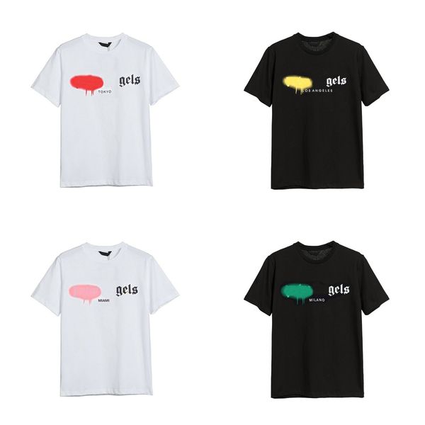 

mens shirt white t shirt designer t shirts summer spring luxurys woman cotton man s casual shirt tshirts clothing street sleeve clothes y2, White;black