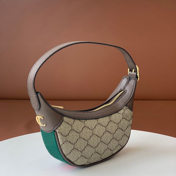 

Ophidia Vintage Woman Underarm Bag Tops Quality Luxurys Shoulder Bags Designers Totes Lady Letter Handbags Purse, Top brown3 (21*12cm)