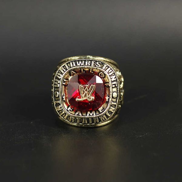 

2008 american professional wrestling ring red w style, Silver