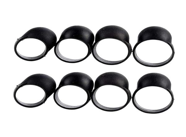 

8x steel tongue drum finger picks silicone knocking finger sleeves handpan5984013