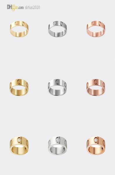 

love ring band rings designer ring for women luxury jewelry accessories titanium steel goldplated never fade not allergic store26461040, Silver