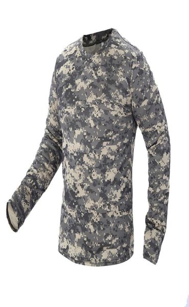

2018 new tactical camouflage t shirt male breathable quick dry us army combat full sleeve outwear tshirt for men8769590, Gray;blue