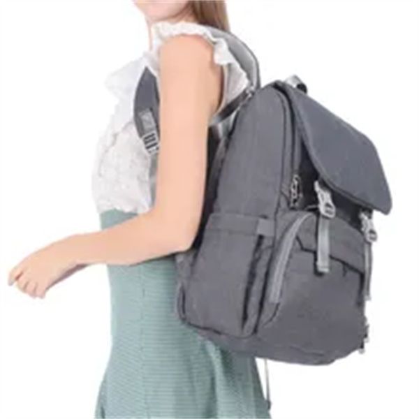 

9 styles diaper bag mom backpack large nursing bag for baby care capacity baby travel nappy wet bag storage milk mummy a2, Black