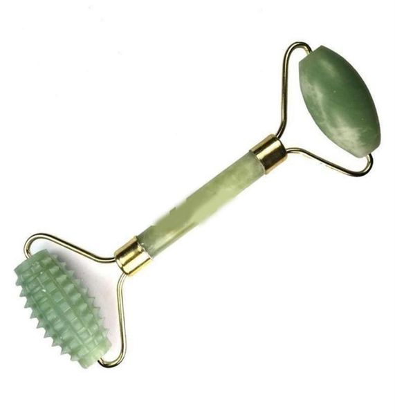 

natural stone guasha double head facial beauty massage tool slimming face body head neck skin roller massager jade face268r7426603