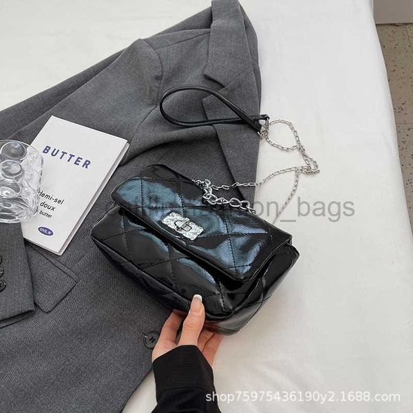 

shoulder bags small premium texture chain bag 2023 new fashion versatile women's bag lingge one shoulder crossbody small square bag tid