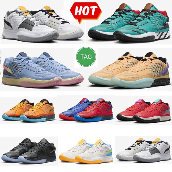 

ja 1 basketball shoe morant light smoke grey bright mandarin day one eybl fuel hunger midnight scratch trivia mens sneakers size 40-46
