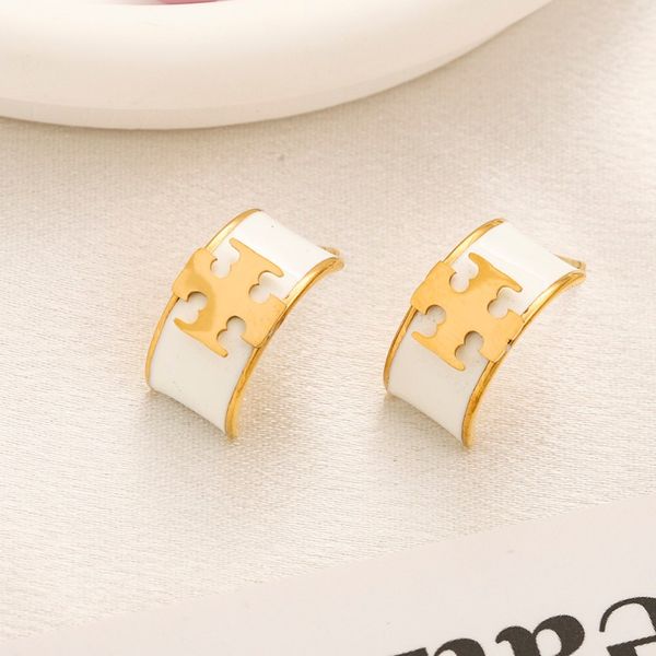 

womens premium gold earring designer stud earring luxury brand letter design earrings designer jewelry earrings for men gold hoop earrings o, Golden;silver