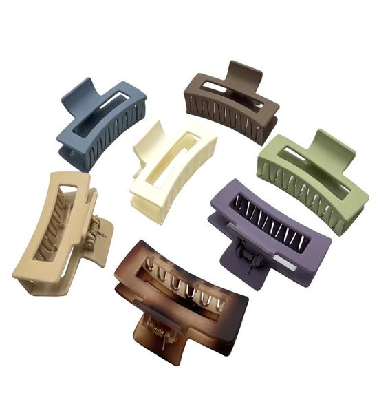 

30pcs hair claw clips matte whole nonslip large hair grab for women thick headwear accessories girls gifts barrettes3773133, Golden;silver