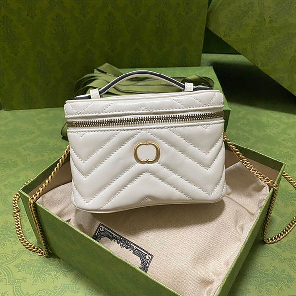 

super_bagss 10a creator designer cosmetic bag lady handbag genuine leather crossbody bag 16cm delicate knockoff chain bag with box g028