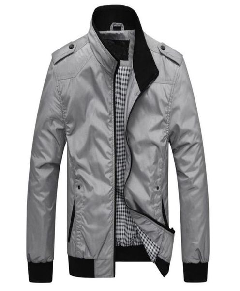 

men039s jackets mens spring autumn casual coats chaquetas hombre sportswear stand collar slim male bomber 4xl7318835, Black;brown