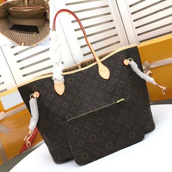 

designer bags tote bag fashion totes flower leather handbag women bags high capacity composite shopping shoulder bagss brown wallets crossbo