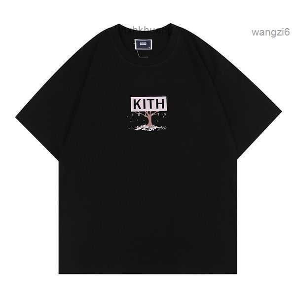 

designer t kith tshirts washed short-sleeved oversized mens us 8 yjo4, White;black