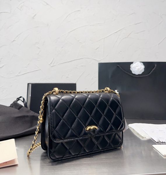 

designer bag designer shoulder crossbody bag designer chain bags lady clutch bag fashion classic flap chain shoulder bag messenger bag golde