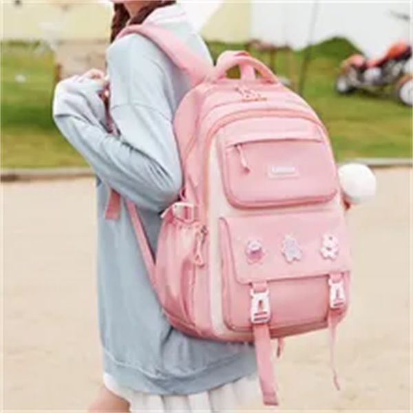 

kids backpack children school bags for girls orthopedic school backpack waterproof primary schoolbag book bag mochila infantil, Black