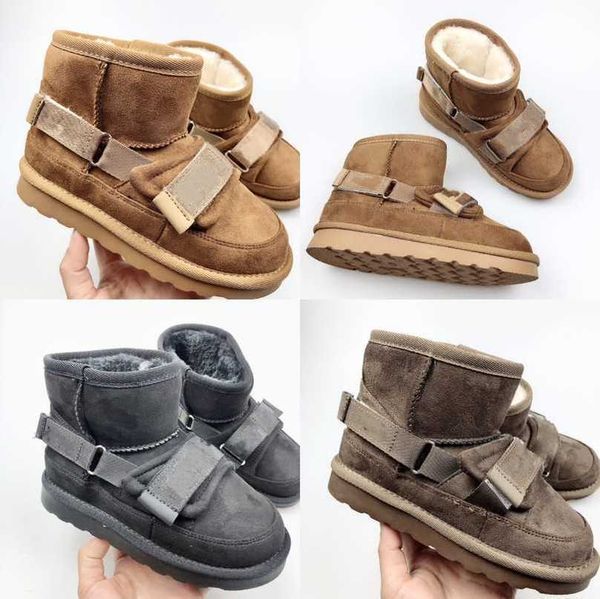 

classic australia kid infant short mini boot hybrid booties black grey brown chestnut boy's girl's all sizes suede velvet ankle bo