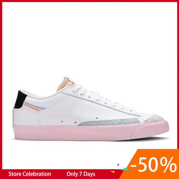 

blazer mid 77 vintage jumbo low casual shoes blazers men women black multi color white indigo pine green university blue mens trainers