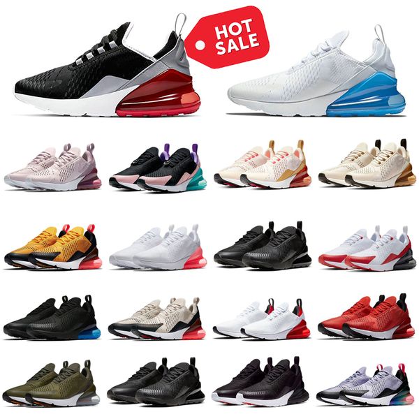 

270 casual shoes men women air 270s react triple black white royal chaussure bred be true metallic gold barely rose olive dusty cactus midni