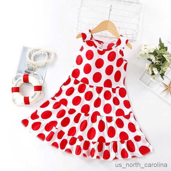 

girl's dresses super affordable promotional clothes 3-10 years baby girl flower print dress birthday party princess dress kids summer d, Red;yellow