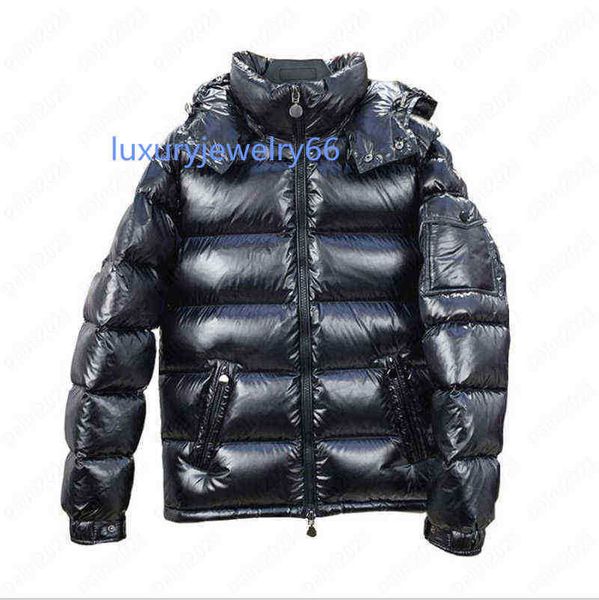 

designer puffer jackets mens down jacket france brand bomber windshield parkas padded coat classic fashion style winter outerwear men luxury, Black