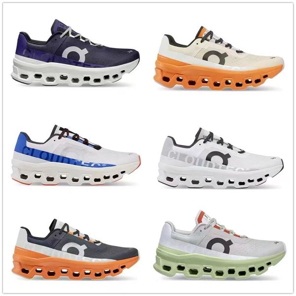 

onclouds cloudmonster running shoes men women cloud monster fawn turmeric iron hay cream dune trainer sneaker size 36-45