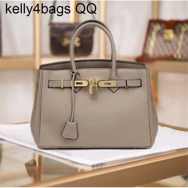 

luxury birkins handbag 5a genuine leather handmade lychee peel french dudk light luxury large capacity kellyzpl2