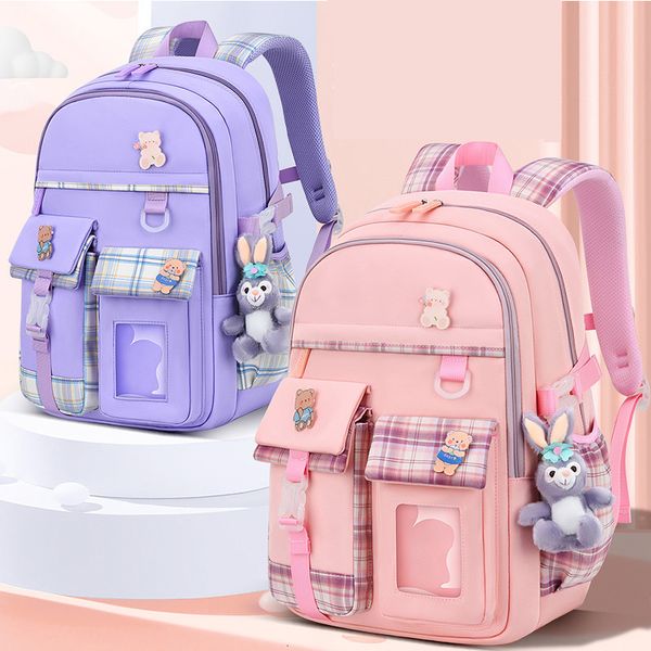 

backpacks cute girls school bags children primary school backpack satchel kids book bag princess waterproof schoolbag infantil 230816