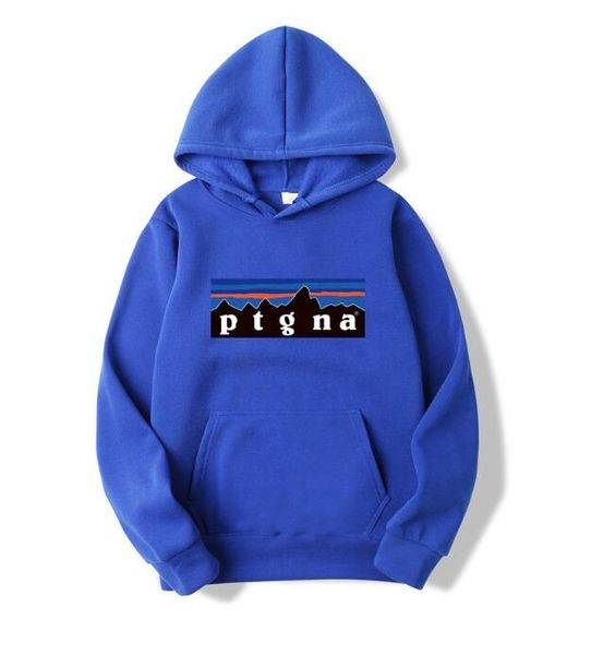 

fashion men's and women's hoodie sweatshirts patagonias garment factory letter printed sweatshirt casual jacket pants jogging, Black