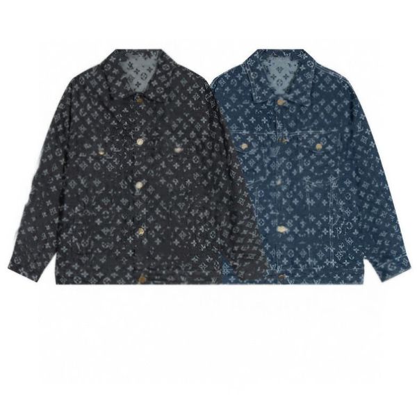 

new men's jackets mens women's denim jackets luxury brandlvs designer men highs quality jackets casual lovers coat, Black;brown