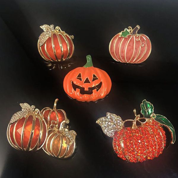 

pins brooches designer enamel pumpkin brooches for women luxurious colorful halloween brooch pins vintage jewelry gifts 230815, Gray