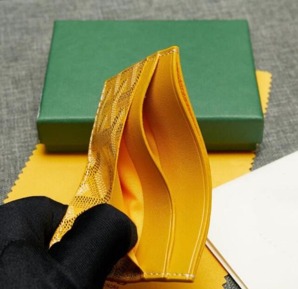 

2023 luxury designer card holder mini wallet genuine leather with box purse fashion womens men purses mens key ring credit coin mini bag cha, Brown;gray