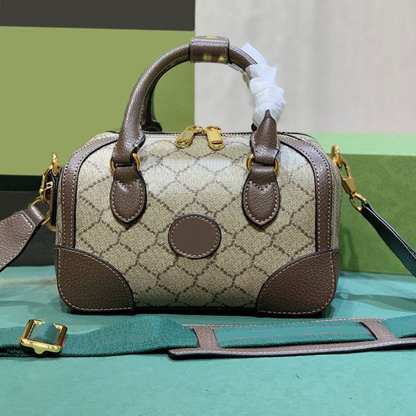

multi functional men's and womens travel bags fashion portable pillow bag waterproof leather shoulder bag classic retro crossbody bag 7