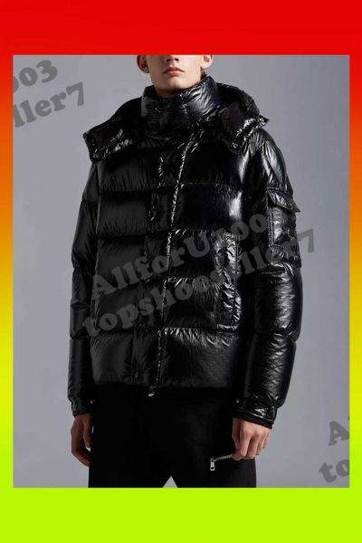 

m deisigner men's down parkas 2023 new winter men's down jacket hooded outdoor black puffer warm duck down coat nfc scan plus size