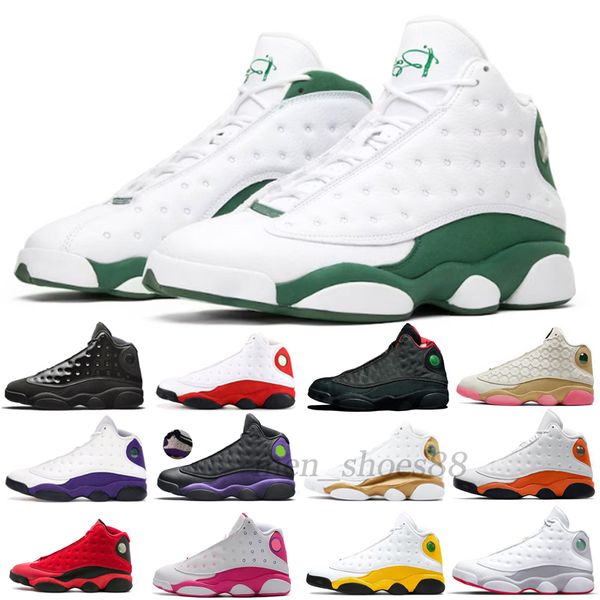 

jumpman 13 13s men basketball shoes mens sport mens shoe lucky green reverse he got game brave blue black flint sneakers women trainers