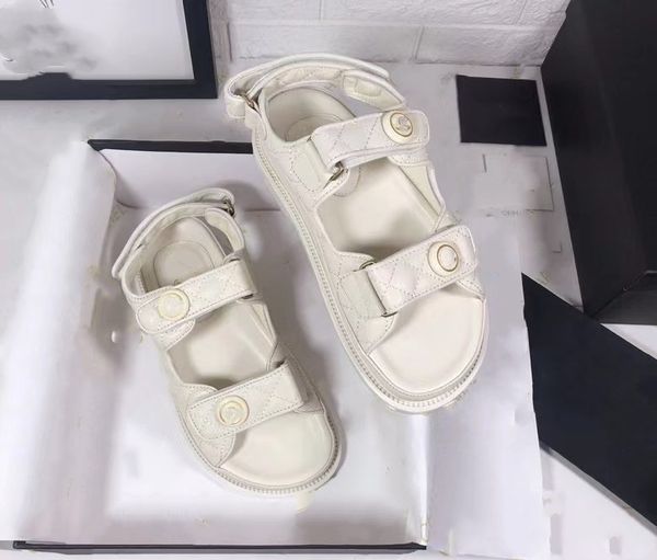 

sandals women designer slippers suede leather slide blue green canvas beige sable luxury slipper casual womens summer luxury beach 0817, Black