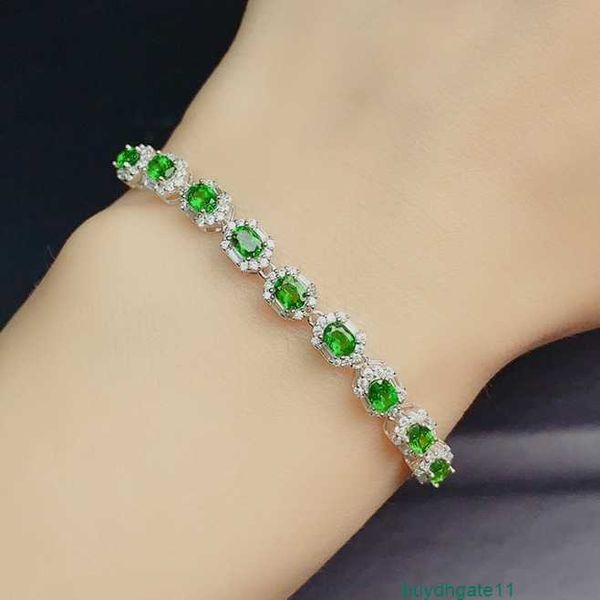 

i4mt bracelet bangle online red live broadcast new product simulation emerald tourmaline color treasure women's fashion temperament han, Black