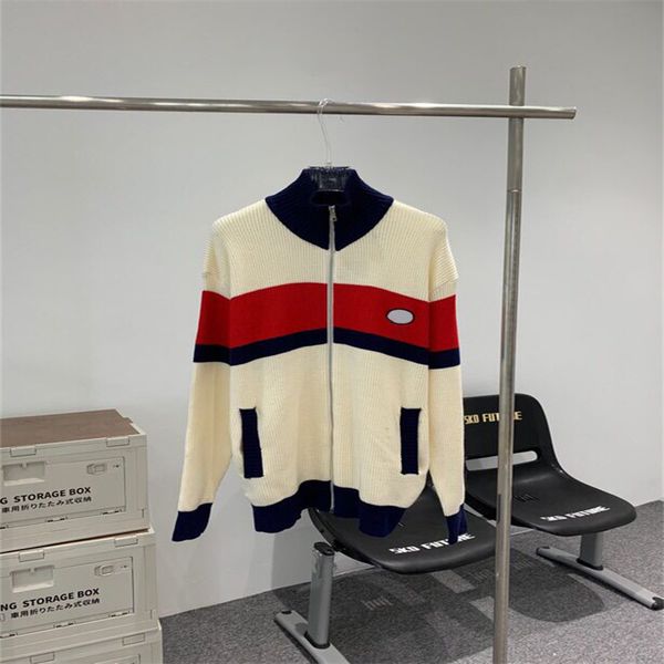 

men's plus size hoodies & sweatshirts 2023 fashion jacquard round neck sweater women's men's same trend high street long-slee, Black;brown