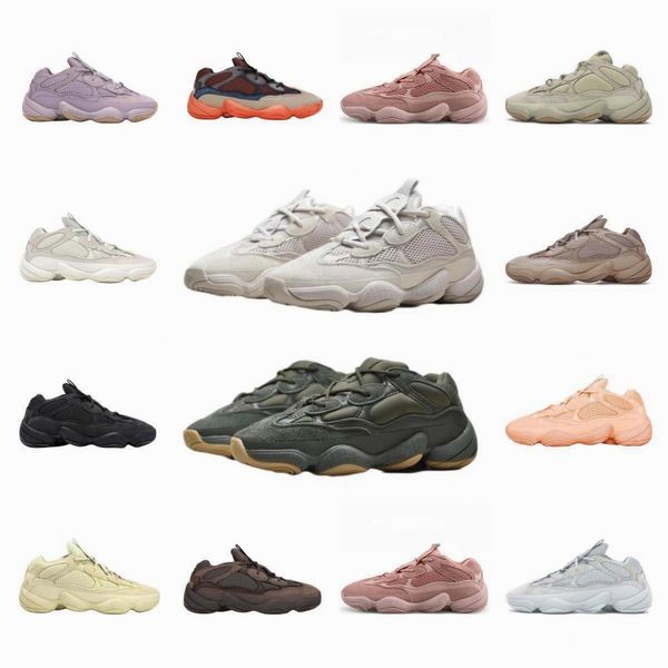 

500 new 500s granite brown clay mesh quality utility black stone soft vision bone white blush ash grey running shoes 450 men women trainers