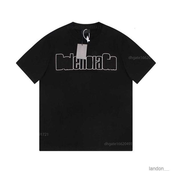

men's plus tees polos ba1 round t-shirt plus size neck embroidered and printed polar style summer wear with street pure cotton, White;black
