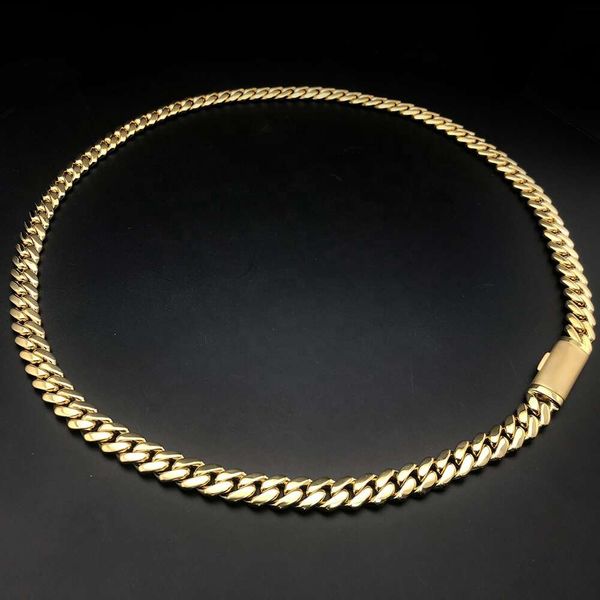 

factory custom new arrive 22 inches 10mm real s sier 10k 14k gold miami cuban link chain necklace for women men, Silver