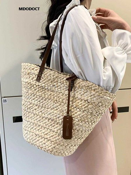 

totes summer grass women's large capacity handbag luxury designer leisure fashion travel shoppingstylishhandbagsstore